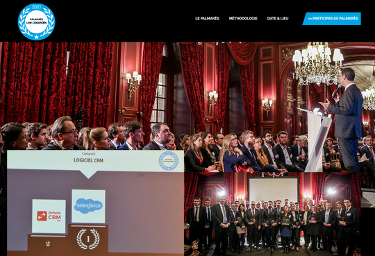TOP 2 du meilleur logiciel CRM au monde, dans le PARLMARES DE L’INFORMATICIEN
